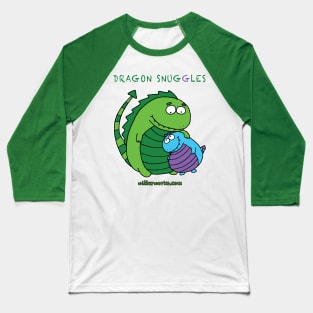 Dragon Snuggles Baseball T-Shirt